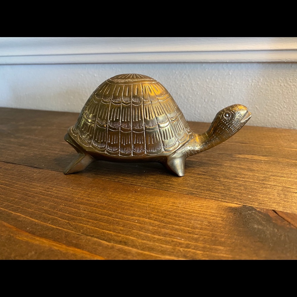 Vintage Brass decorative Turtle